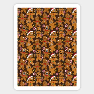 Evil Horror Movie Gingerbread Men Magnet